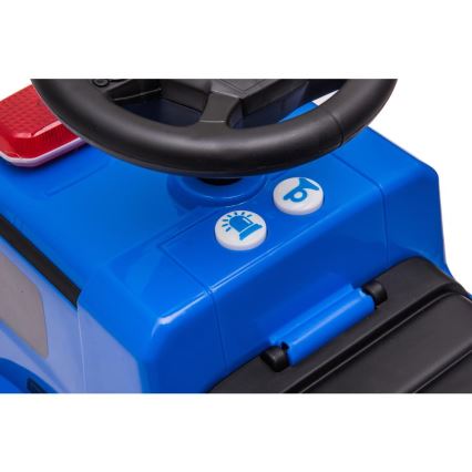 Push auto Mercedes Poliisiauto 2xAA sininen