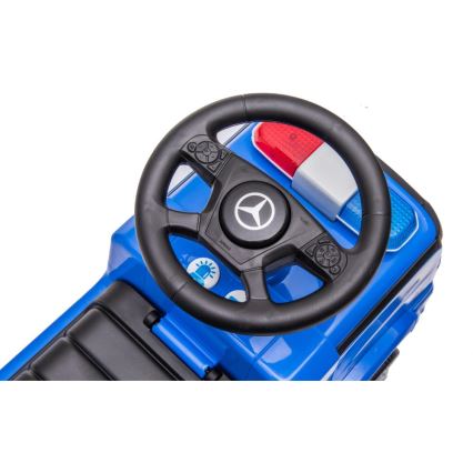 Push auto Mercedes Poliisiauto 2xAA sininen