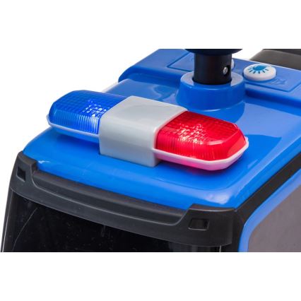 Push auto Mercedes Poliisiauto 2xAA sininen