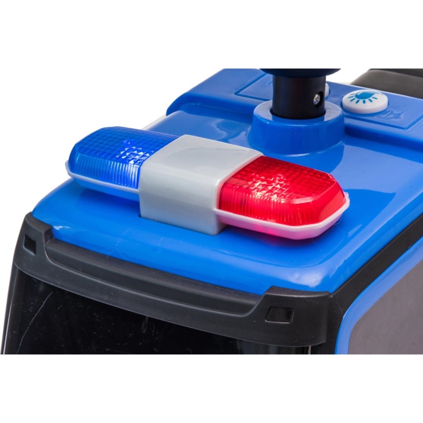 Push auto Mercedes Poliisiauto 2xAA sininen