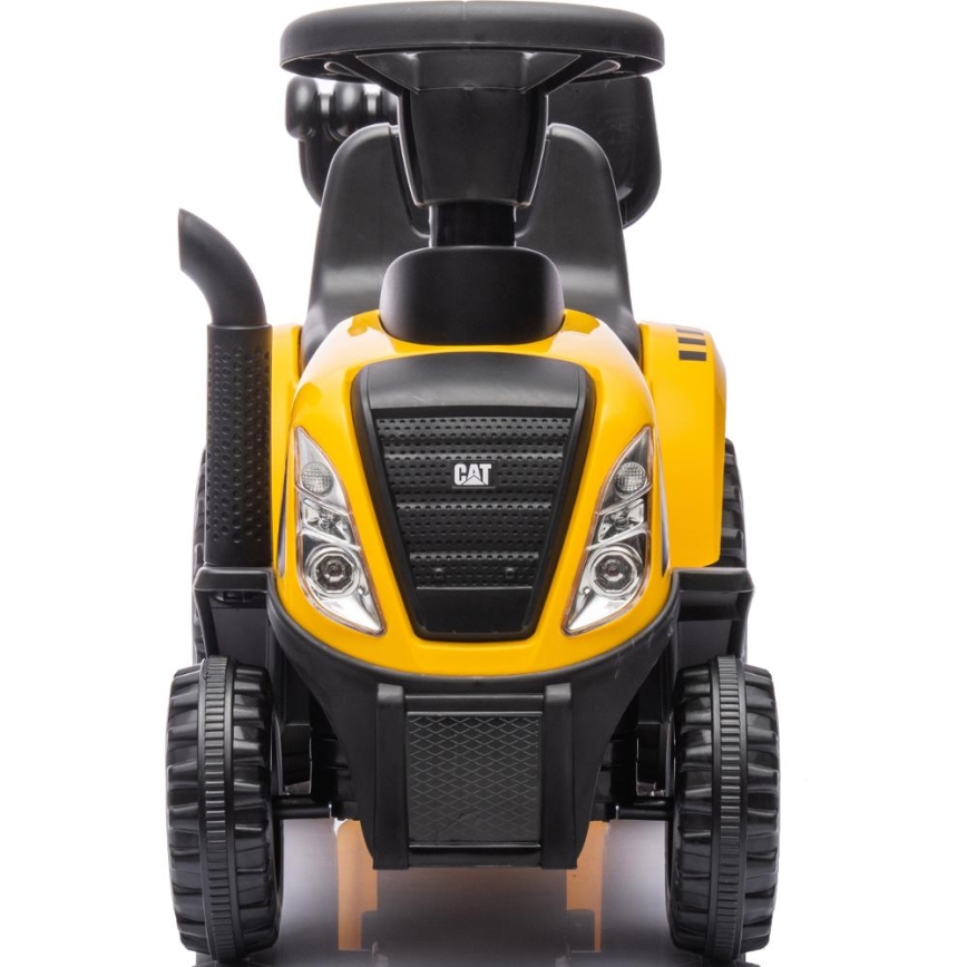 Push auto traktori CAT 2xAA keltainen/musta