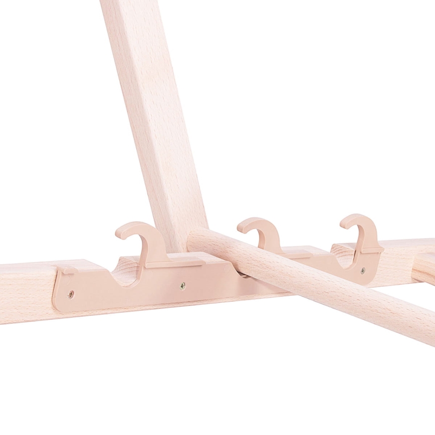 Puutarhan aurinkotuoli vihreä/valkoinen/pyökki