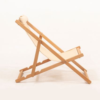 Puutarhatuoli beige/tammi