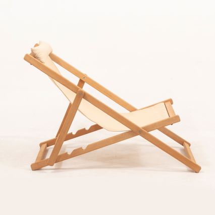 Puutarhatuoli beige/tammi