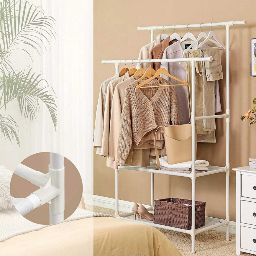 Pylväsnaulakko LINEA valkoinen