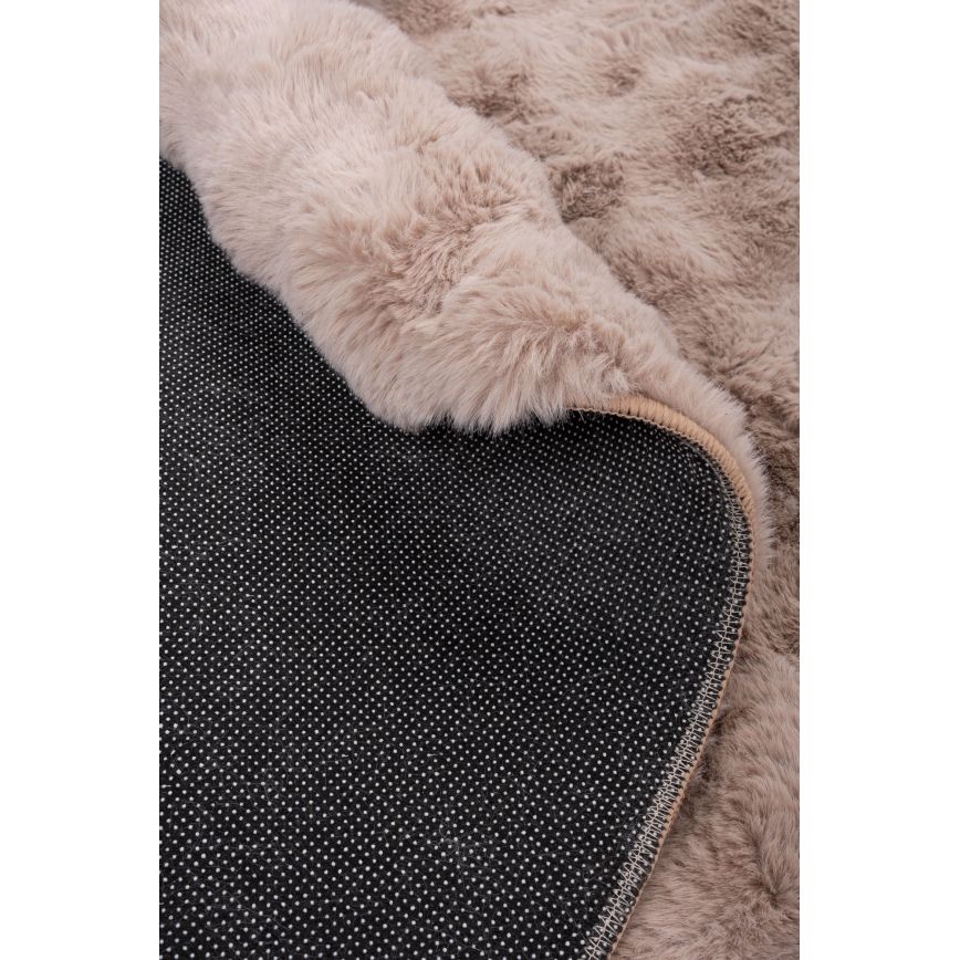 Pyöreä matto RABBIT BUBBLE 160 cm beige