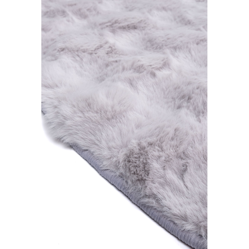 Pyöreä matto RABBIT BUBBLE 160 cm, harmaa