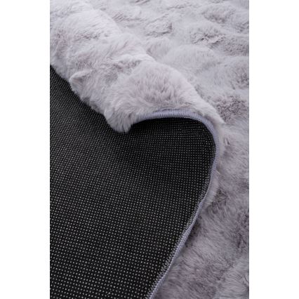 Pyöreä matto RABBIT BUBBLE 160 cm, harmaa