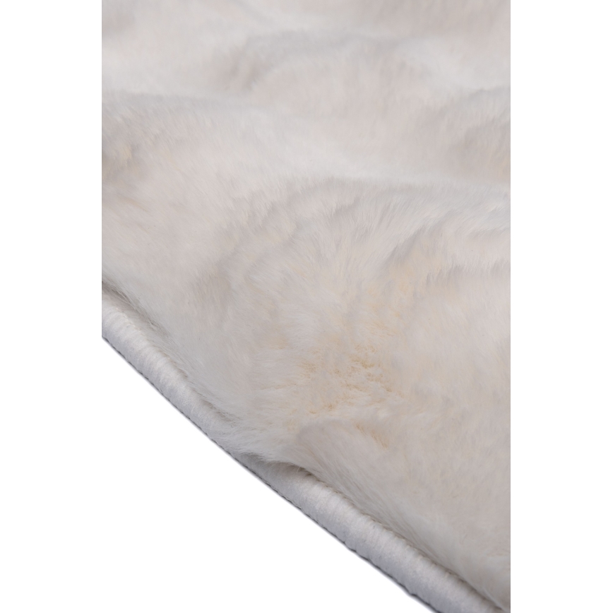 Pyöreä matto RABBIT BUBBLE 160 cm, kermanvärinen