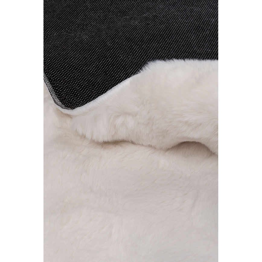 Pyöreä matto RABBIT BUBBLE 160 cm, kermanvärinen