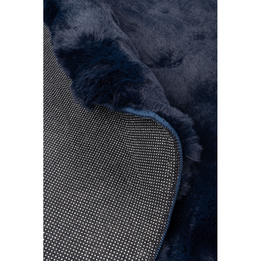 Pyöreä matto RABBIT BUBBLE 160 cm sininen