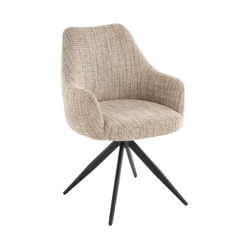 Pyörivä ruokatuoli BRISA 1 kpl beige