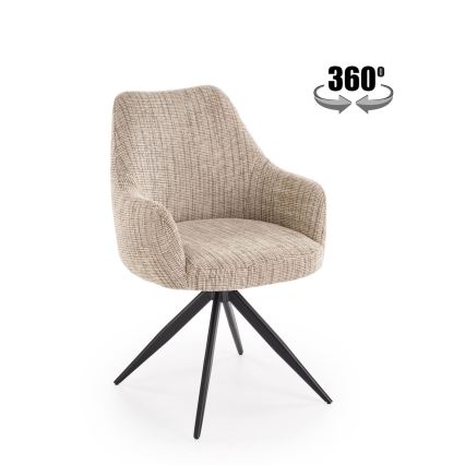 Pyörivä ruokatuoli BRISA 1 kpl beige