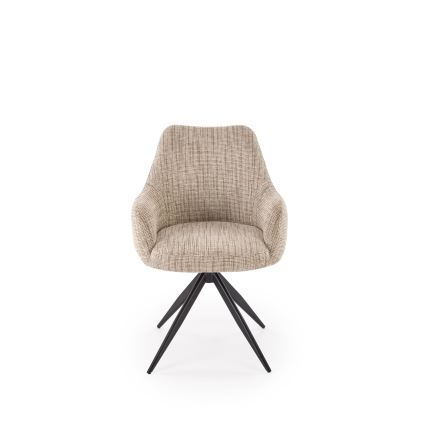 Pyörivä ruokatuoli BRISA 1 kpl beige