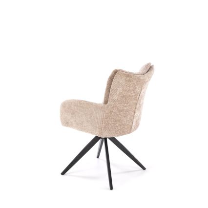 Pyörivä ruokatuoli NUVO 1 kpl beige/musta