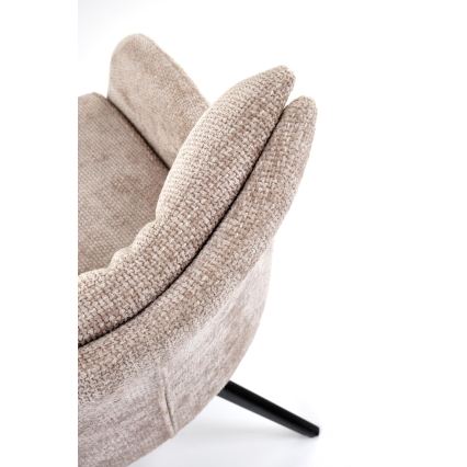 Pyörivä ruokatuoli NUVO 1 kpl beige/musta