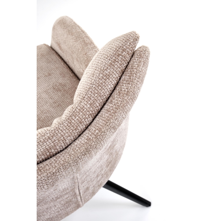 Pyörivä ruokatuoli NUVO 1 kpl beige/musta