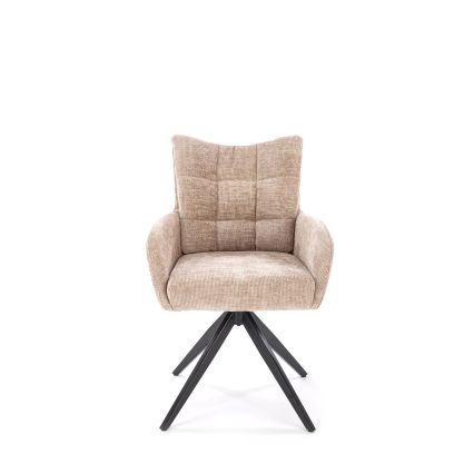 Pyörivä ruokatuoli NUVO 1 kpl beige/musta
