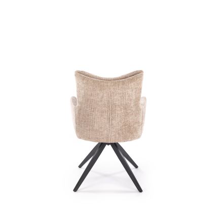 Pyörivä ruokatuoli NUVO 1 kpl beige/musta