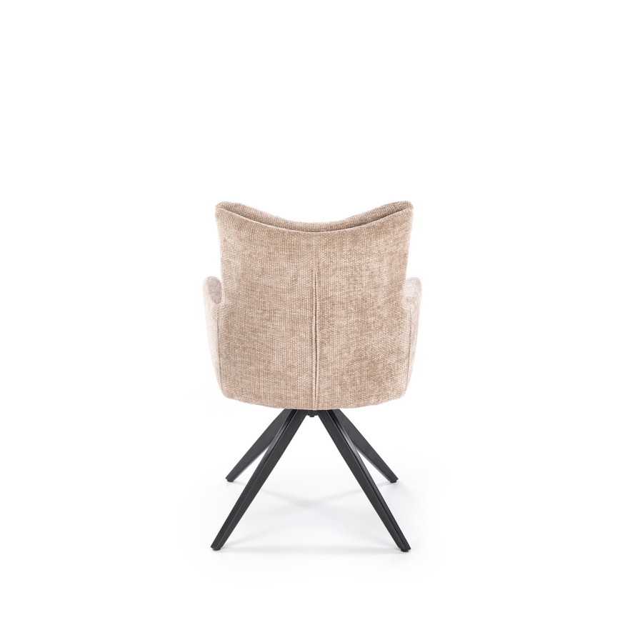 Pyörivä ruokatuoli NUVO 1 kpl beige/musta