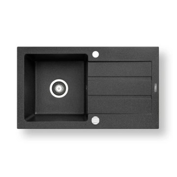 Pyramis 70006801 - Keittiöallas NEXT 76x44 cm graniitti/musta