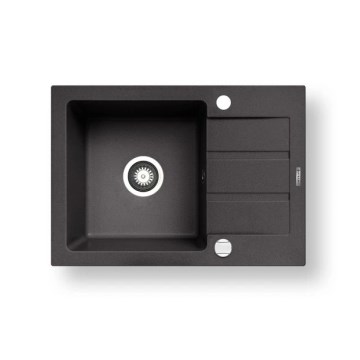 Pyramis 70166501 - Keittiöallas NEXT 62x44 cm graniitti/musta mattapinta