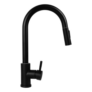 Pyramis 90941338 - Keittiöhana irrotettavalla suihkupäällä IDEA mattamusta