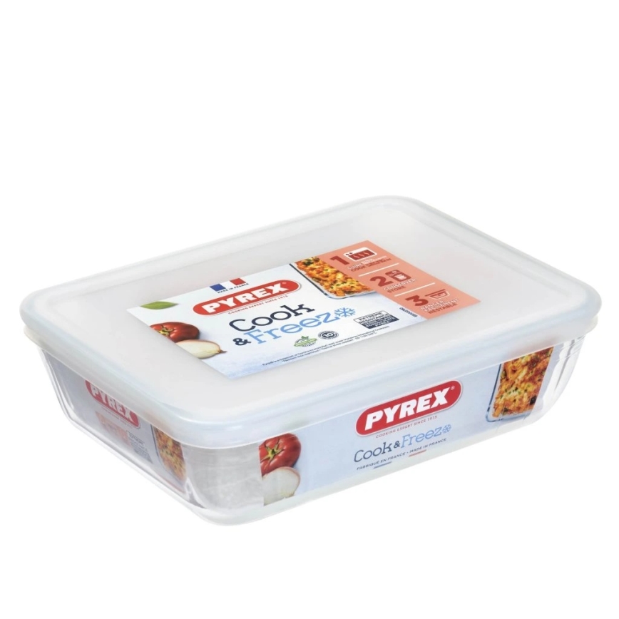 PYREX lasipurkki elintarvikkeille 1,5 l