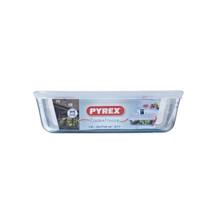 PYREX lasipurkki elintarvikkeille 1,5 l