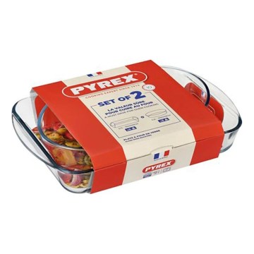 PYREX-paistovuokien setti 2 kpl, 2,7/2,2 l
