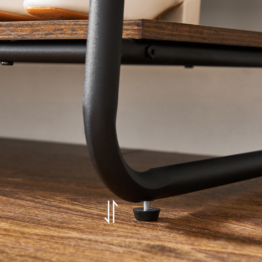 Pystynaulakko LINEA ruskea/musta