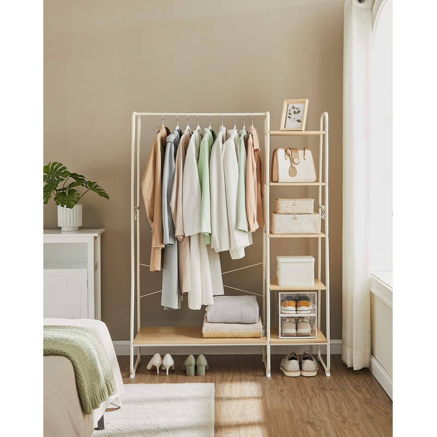 Pystynaulakko LINEA valkoinen/ruskea