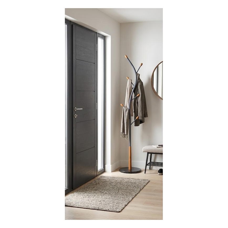 Pystynaulakko STILE 186x38 cm musta