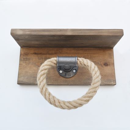 Pyyhepidike hyllyllä BORURAF 14x30 cm kuusi