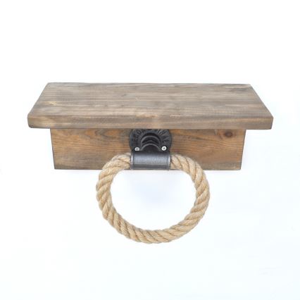 Pyyhepidike hyllyllä BORURAF 14x30 cm kuusi