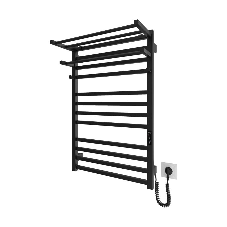 Pyyheteline kylpyhuoneen patteriin HF SHEFFIELD 52x20,4 cm musta