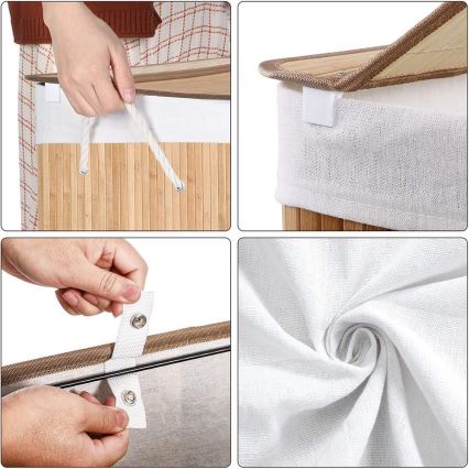 Pyykkikori GUS ruskea