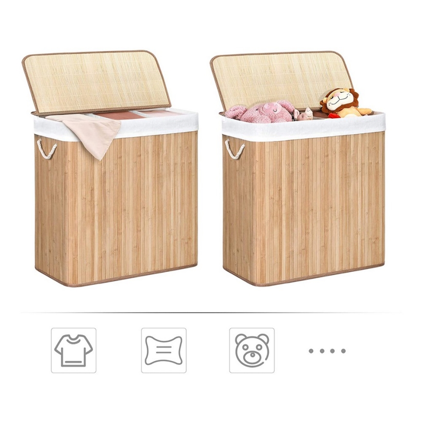 Pyykkikori GUS ruskea