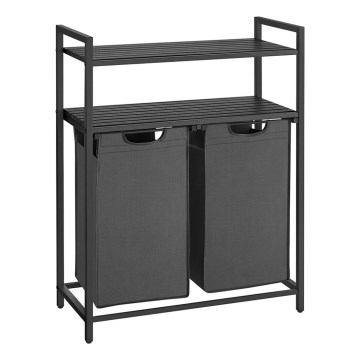 Pyykkikori REX, harmaa