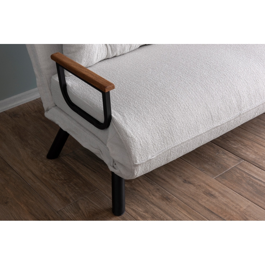 QIRA kaksipaikkainen vuodesohva, valkoinen