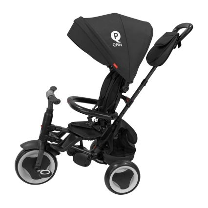 QPlay - Lasten kolmipyörä 3-in-1 RITO EVA PLUS musta