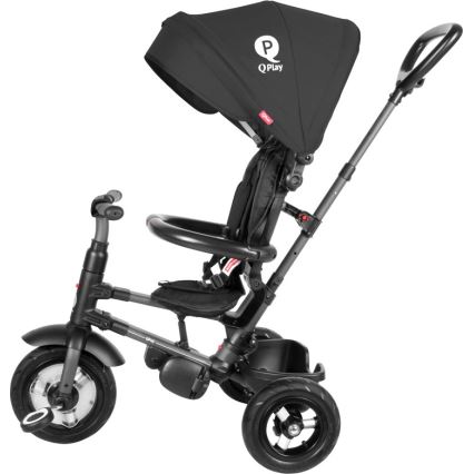 QPlay - Lasten kolmipyörä 3in1 RITO AIR musta