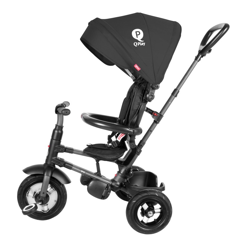 QPlay - Lasten kolmipyörä 3in1 RITO AIR musta