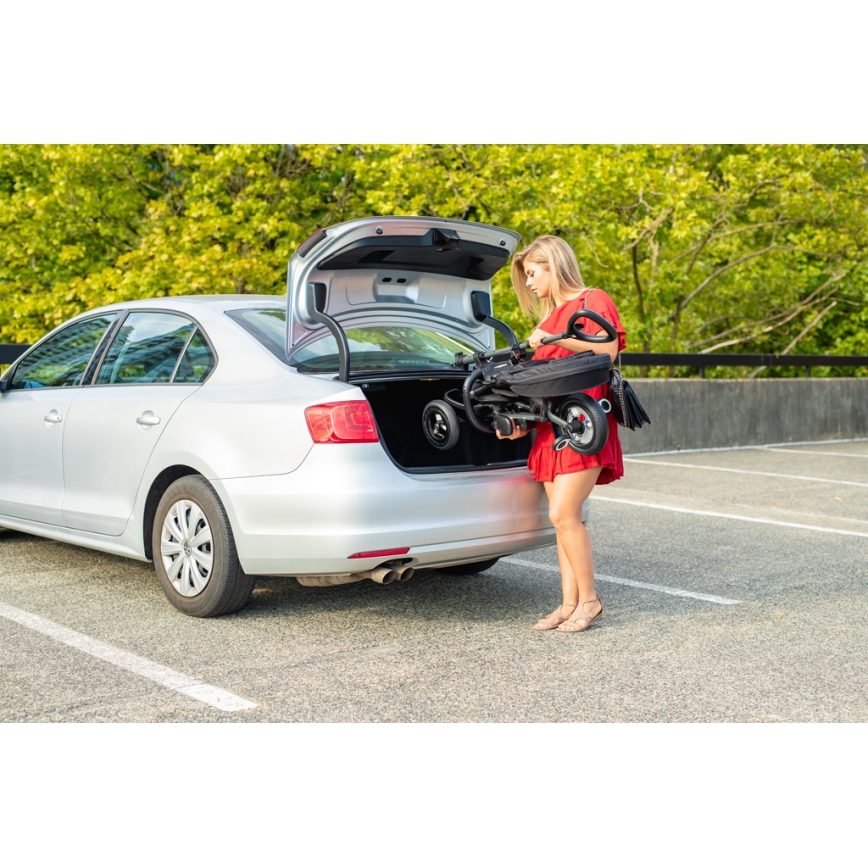 QPlay - Lasten kolmipyörä 3in1 RITO AIR musta