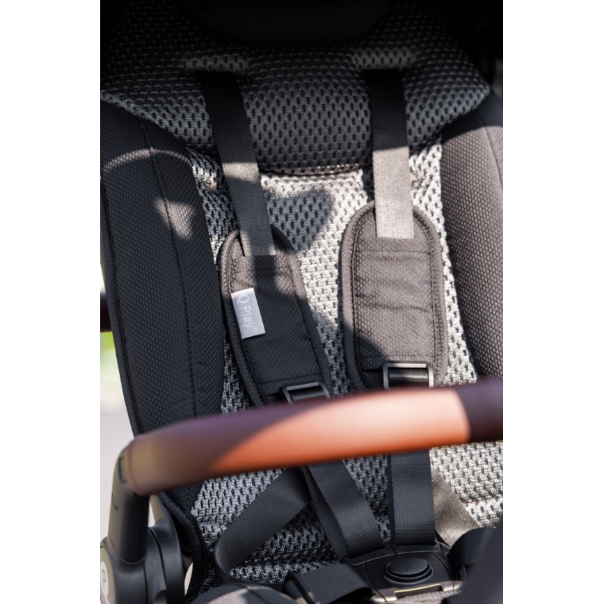 QPlay - Lasten kolmipyörä 5-in-1 NOVA DELUXE musta