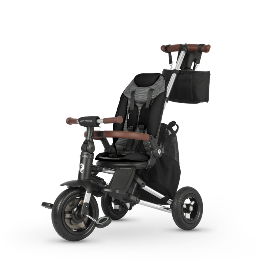 QPlay - Lasten kolmipyörä 5-in-1 NOVA DELUXE musta