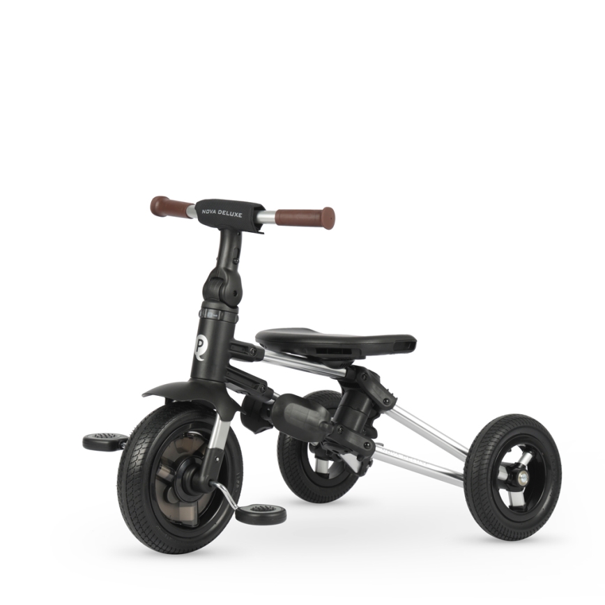 QPlay - Lasten kolmipyörä 5-in-1 NOVA DELUXE musta