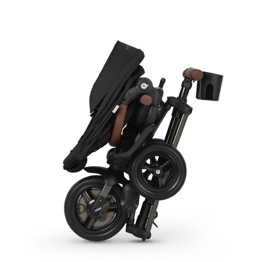 QPlay - Lasten kolmipyörä 5-in-1 NOVA DELUXE musta