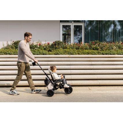 QPlay - Lasten kolmipyörä 5-in-1 NOVA MAX musta
