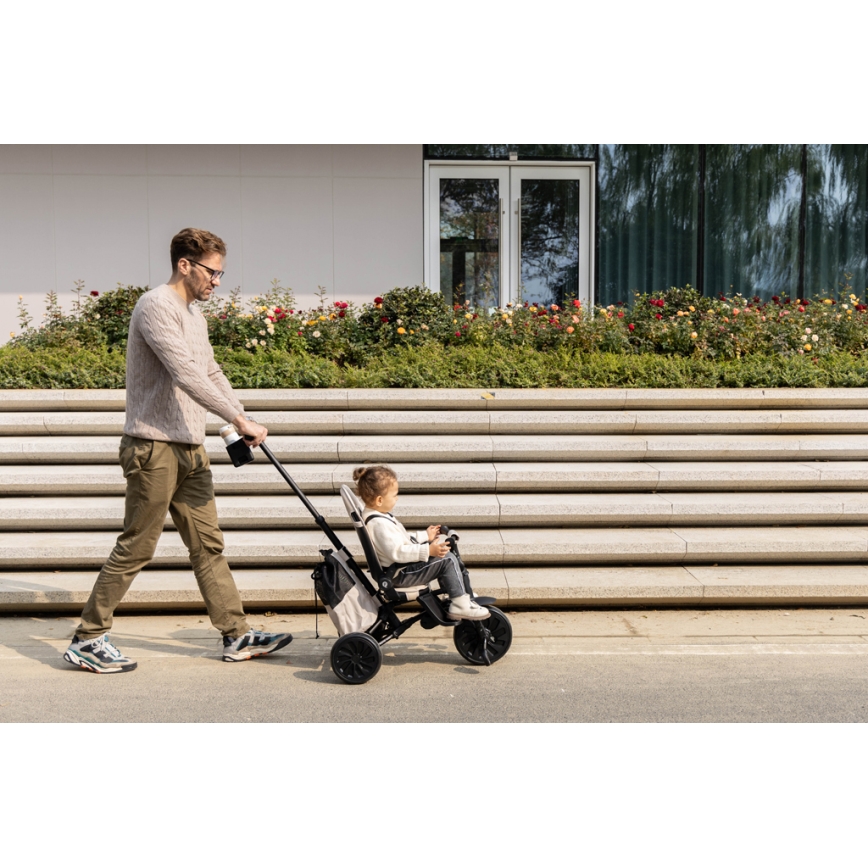 QPlay - Lasten kolmipyörä 5-in-1 NOVA MAX musta